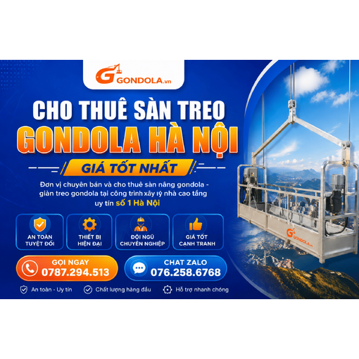 Sàn Giàn Giáo Gondola ZLP Chính Hãng – An Toàn, Giá Tốt