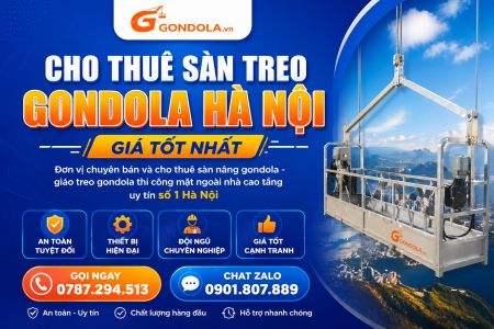 Cho thuê giáo treo Gondola tại Hà Nội